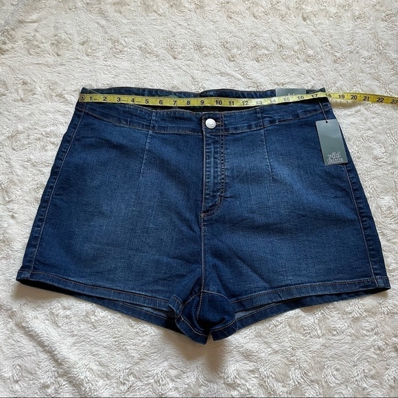 size 18W - Super-High Rise Jean Shorts - Picture 8 of 8